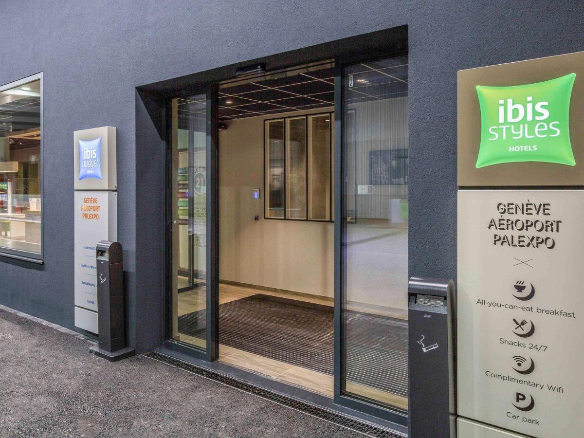 Hotel Ibis Styles Geneve Palexpo Aeroport Le Grand Saconnex Exterior foto